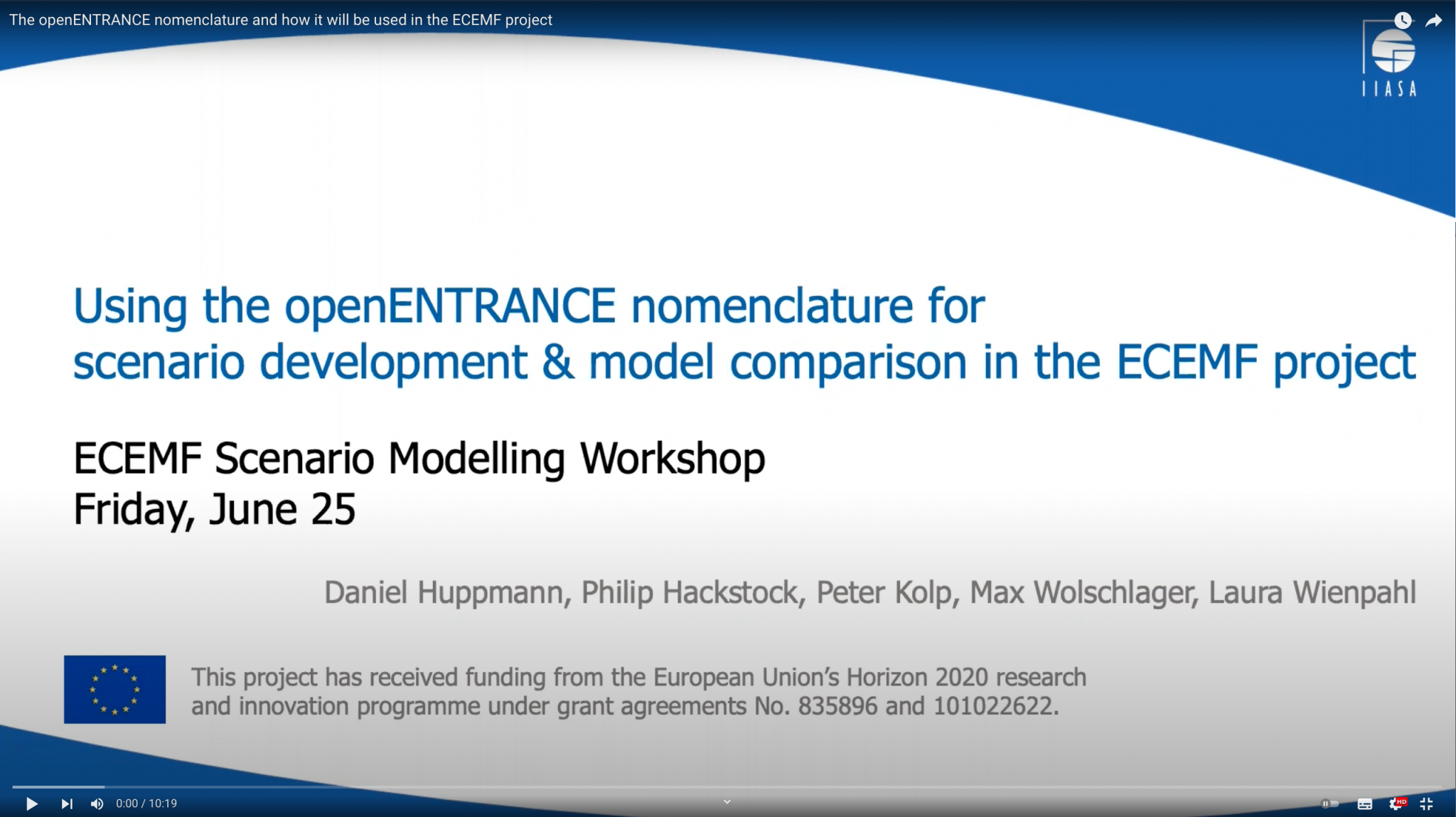 Introduction to the Scenario Explorer – Energy Climate and Modelling Forum